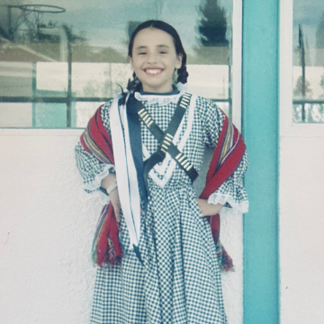 Tamara Montes de Oca child