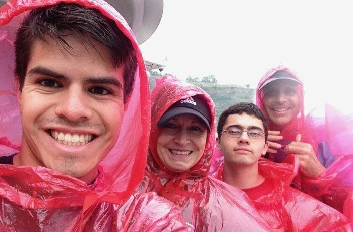 Andrew Drinkwater and family