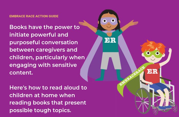 EmbraceRace | Reading aloud with kids to spark conversations about…