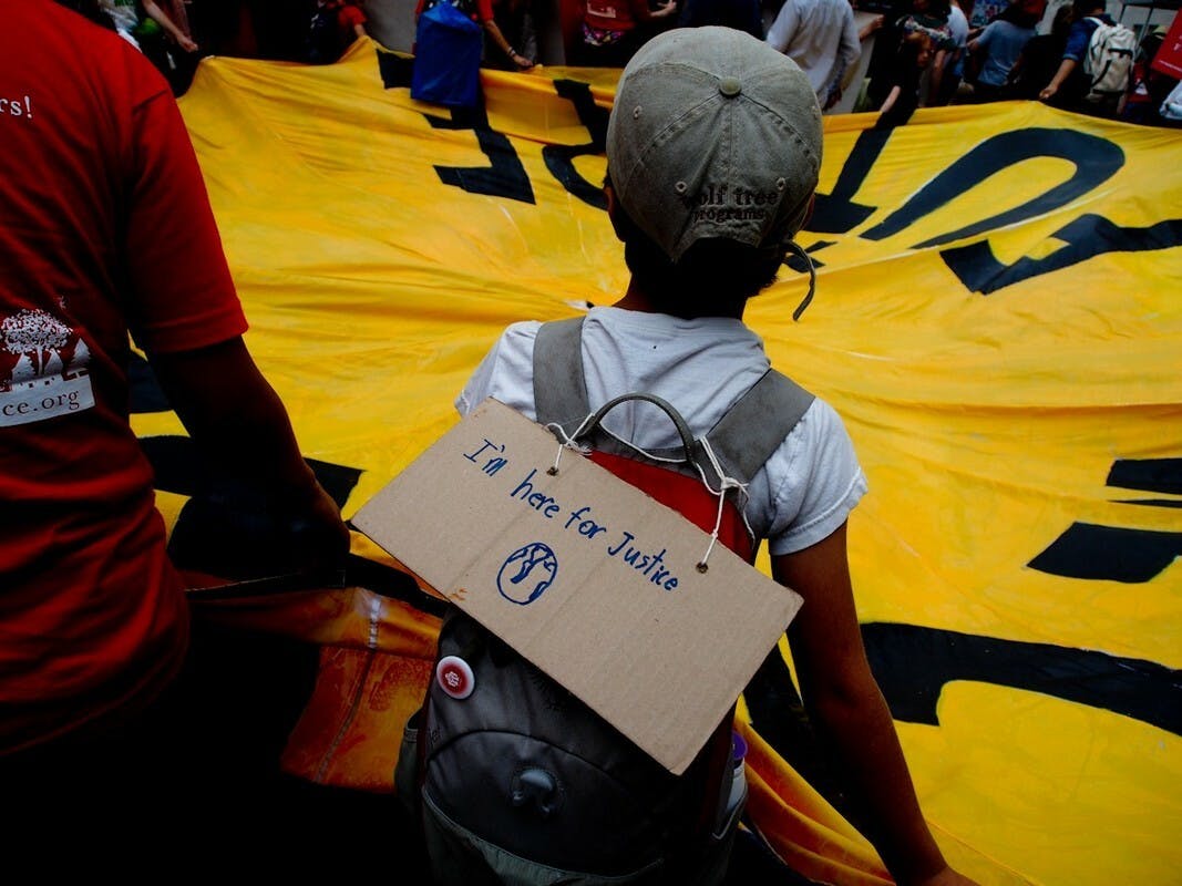 I'm here for justice